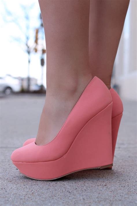 pink nike wedge sneakers|pink closed toe wedges.